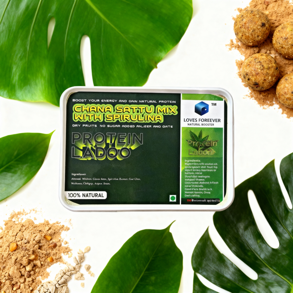 Natural protein Ladoo made with natural ingredients